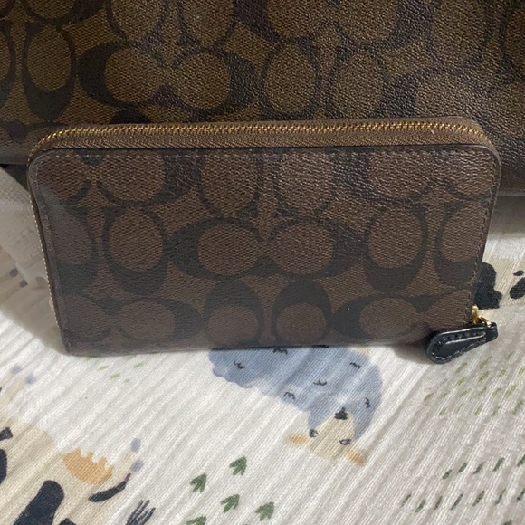 Tatum Carryall 40 In Signature Canvas with matching wallet - Picture 8 of 10